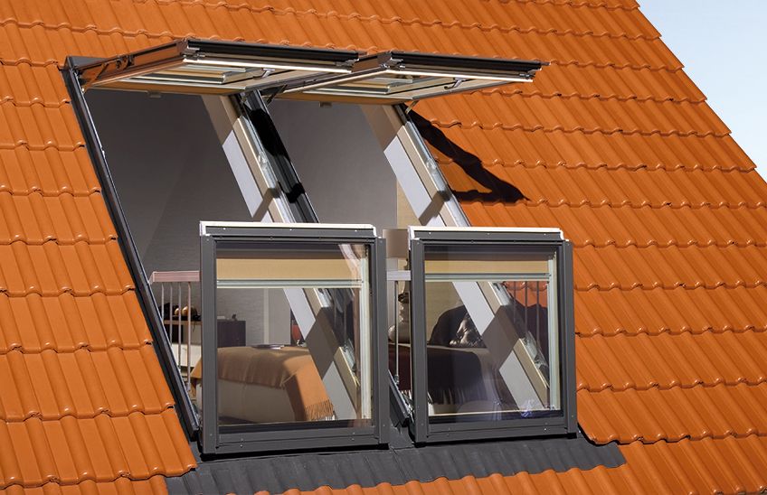 Innovative System Which Opens To Create A Balcony Fakro