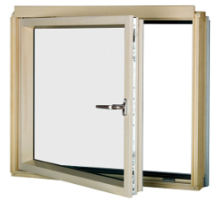 L- shape combination window