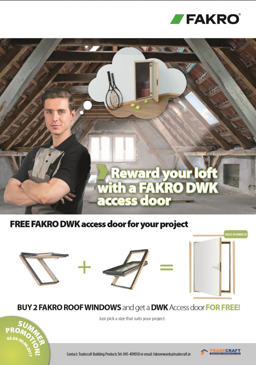 Reward your loft with a FAKRO DWK access door
